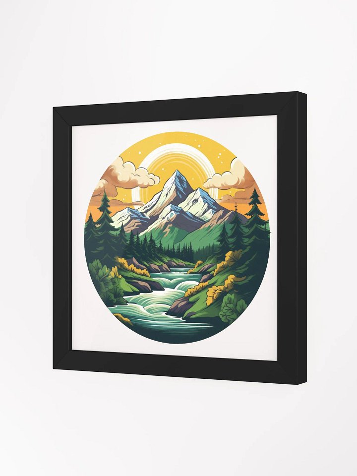 morning mountains framed print product image (2)