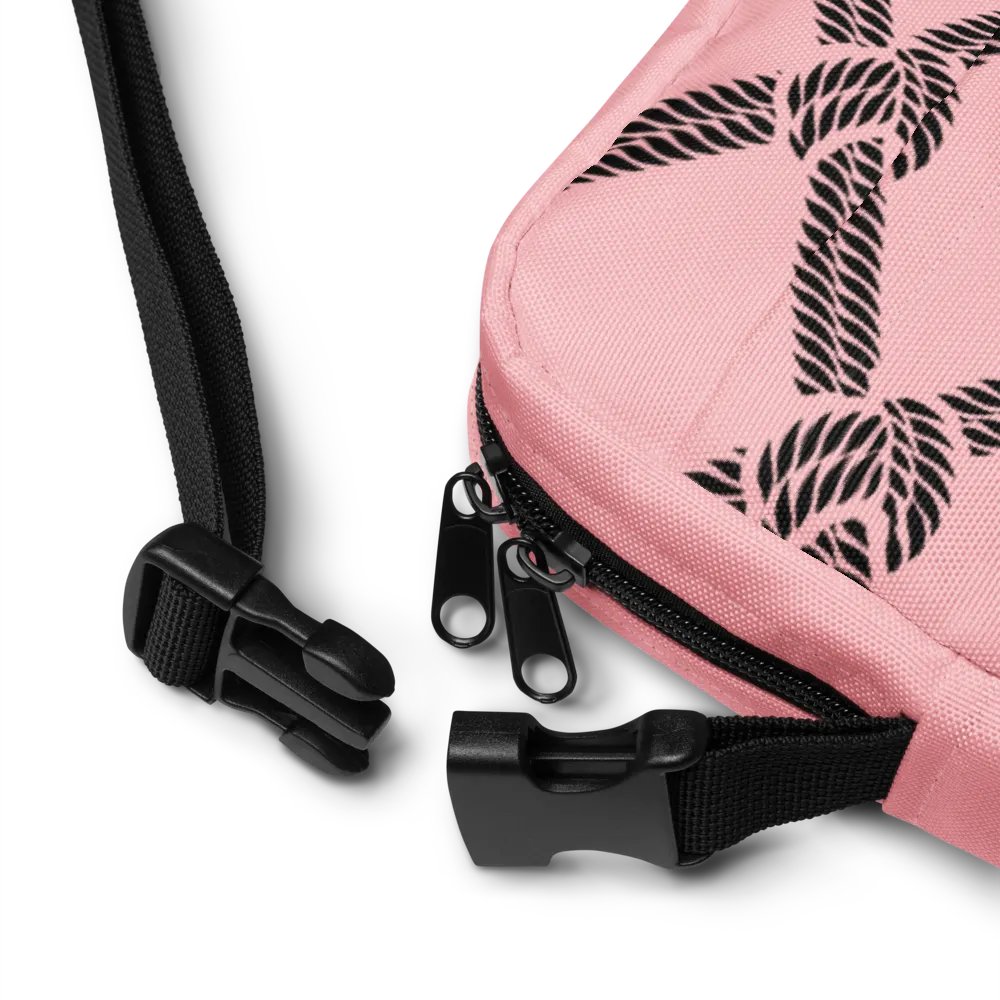 Diamond Tie hip bag (Pink and Black) product image (5)