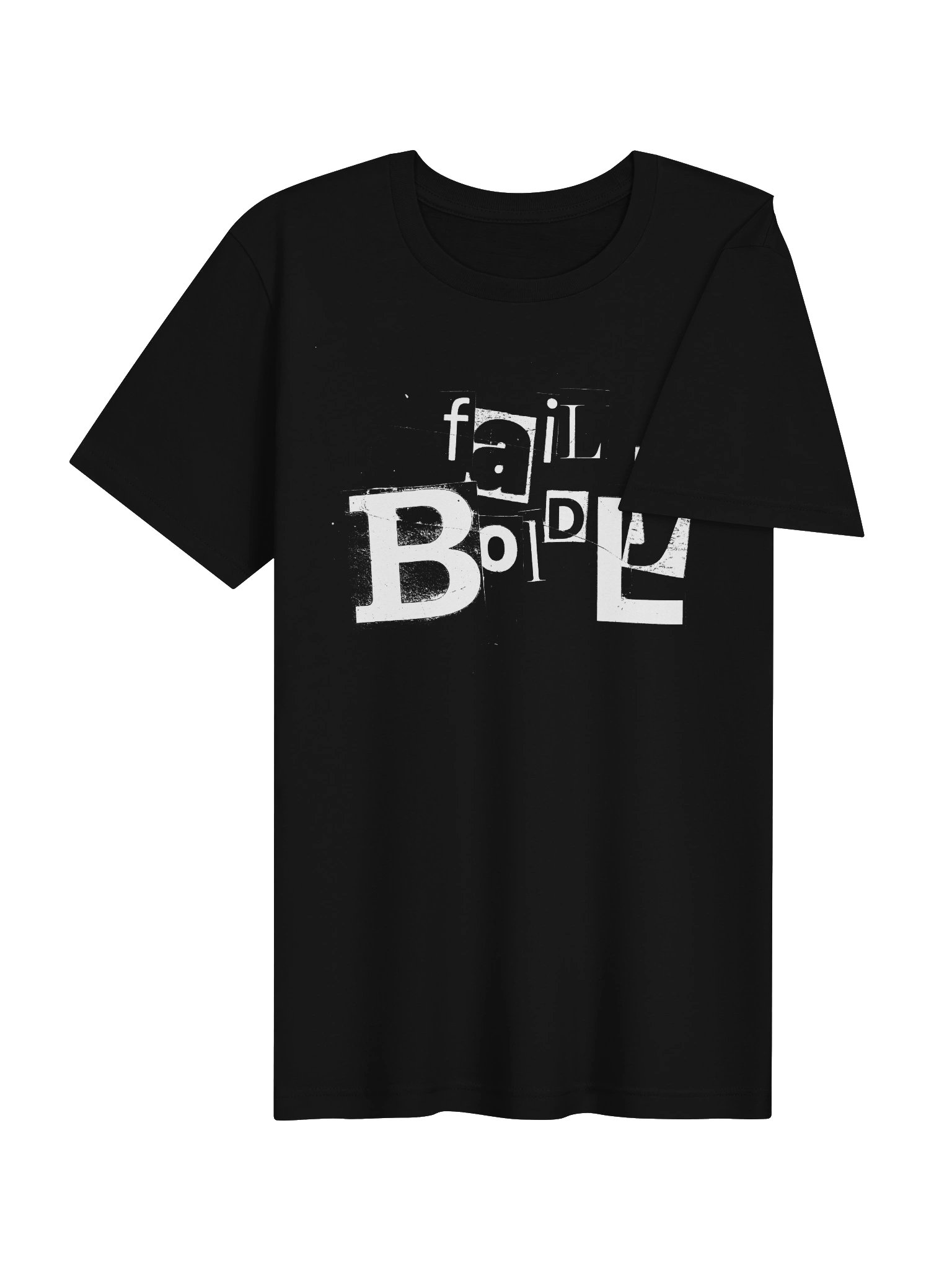 fail boldly unisex tee [blk] product image (3)