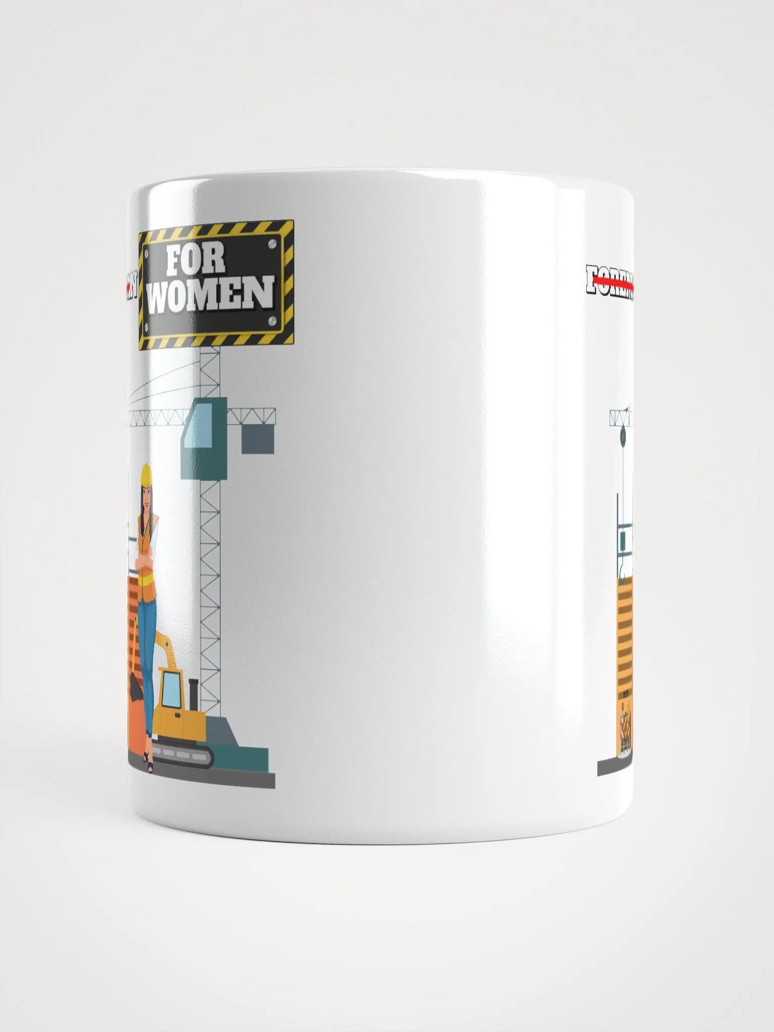 For Women Construction White Mug product image (3)