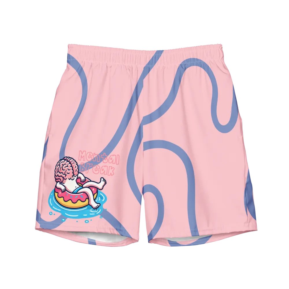 Mental Break Men's Swim Trunks product image (2)