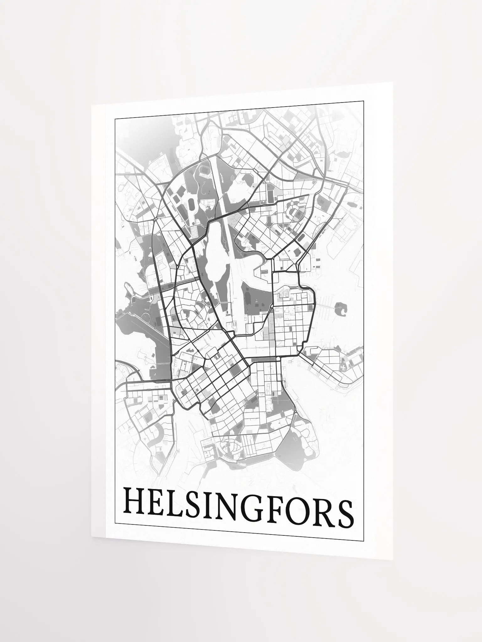 Helsingfors, Finland, city map print product image (9)