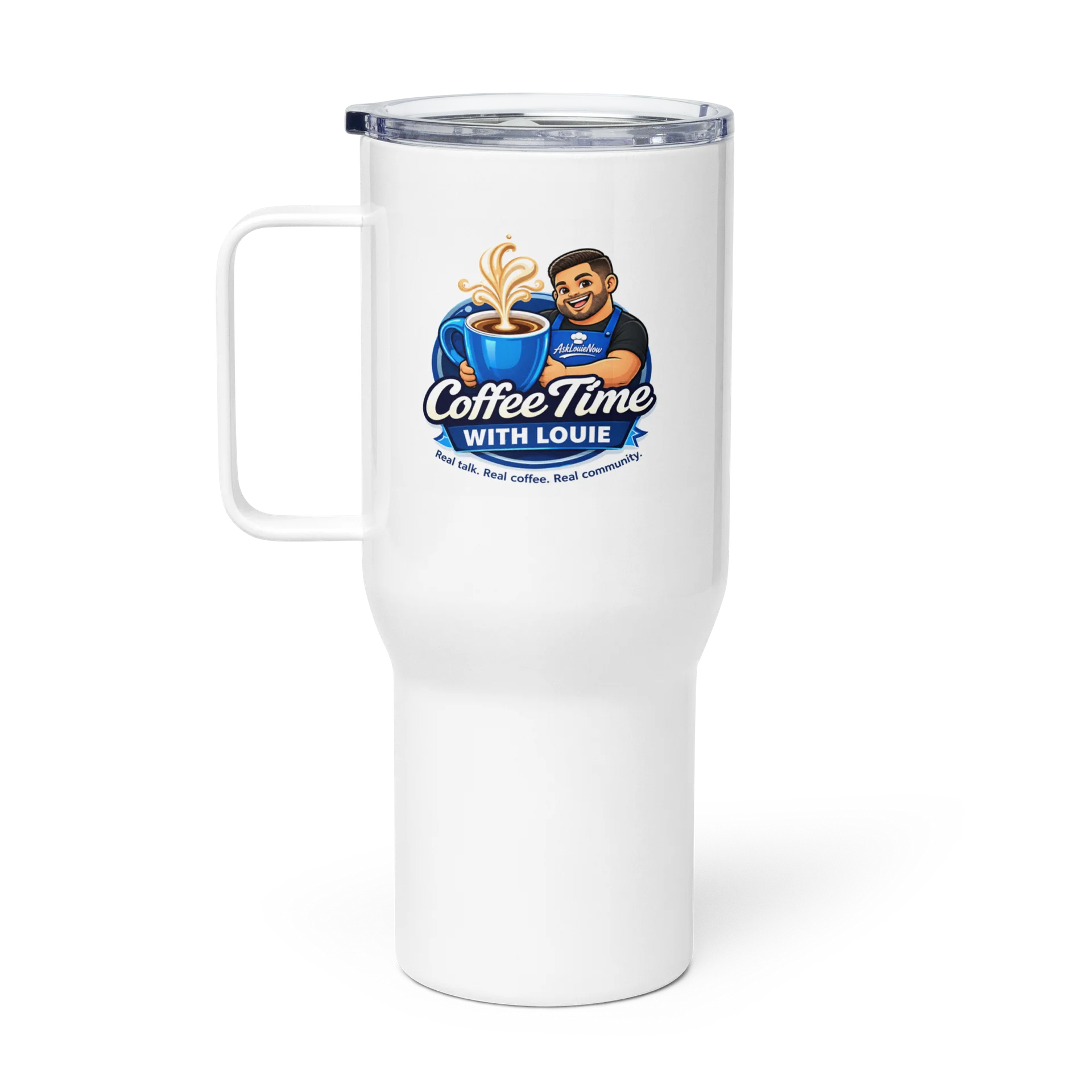Coffee Time with Louie Travel Mug • 25 oz product image (1)
