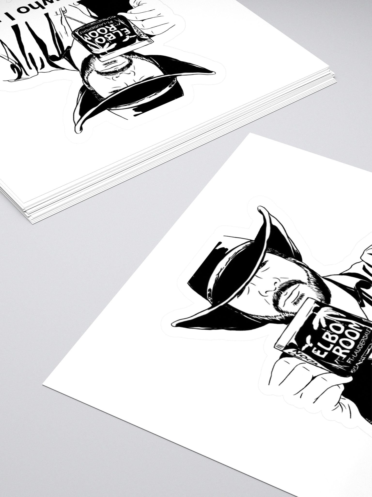 Cowboy Pete Guess Who I met Elbo Room Sticker product image (4)