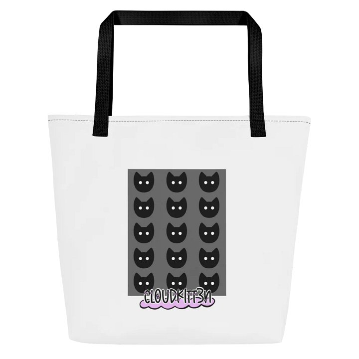 Kitten Frame Roses Tote product image (1)