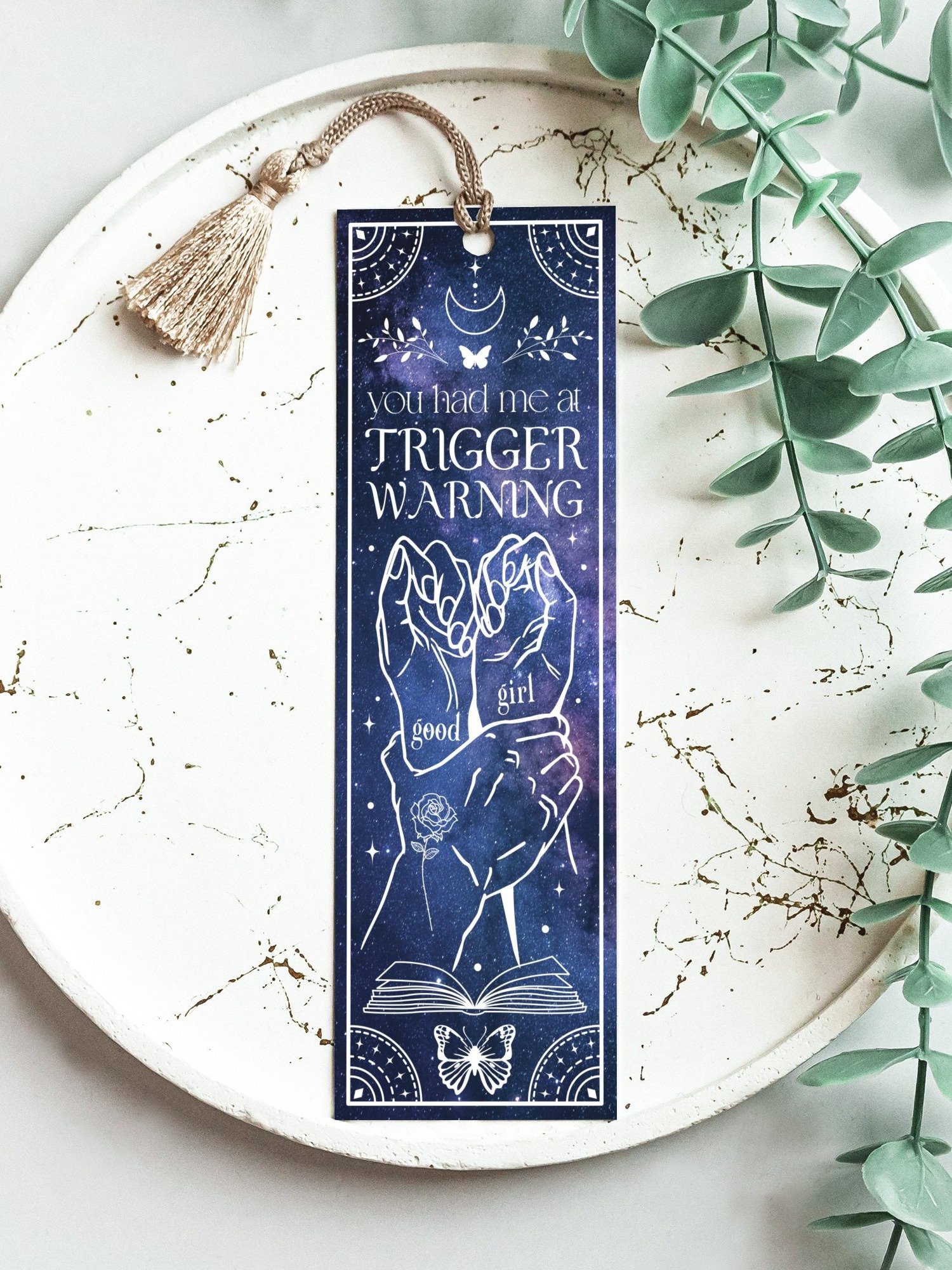 Bookish Printable Bookmarks PNG, Spicy Dark Romance Book Club, Smut Sayings, DIY Gift for Reader Sister, Best Friend, Digital Download product image (5)