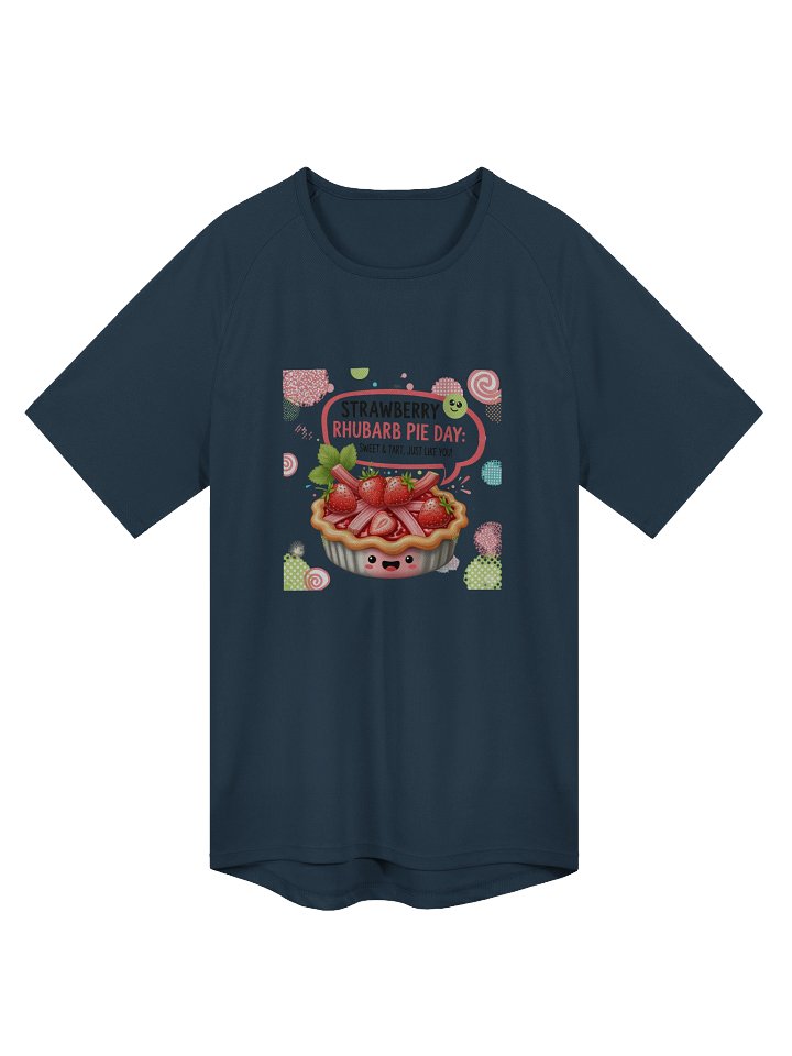 Happy Strawberry Rhubarb Pie Day Sports Jersey product image (2)