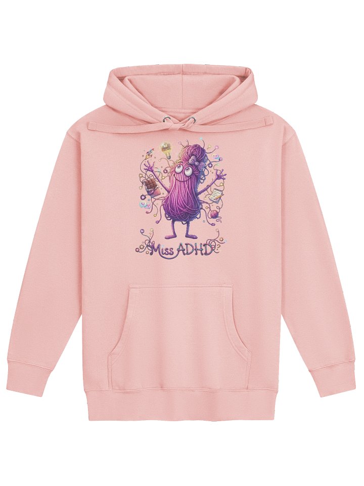 Miss ADHD Yarn Character Hoodie product image (1)