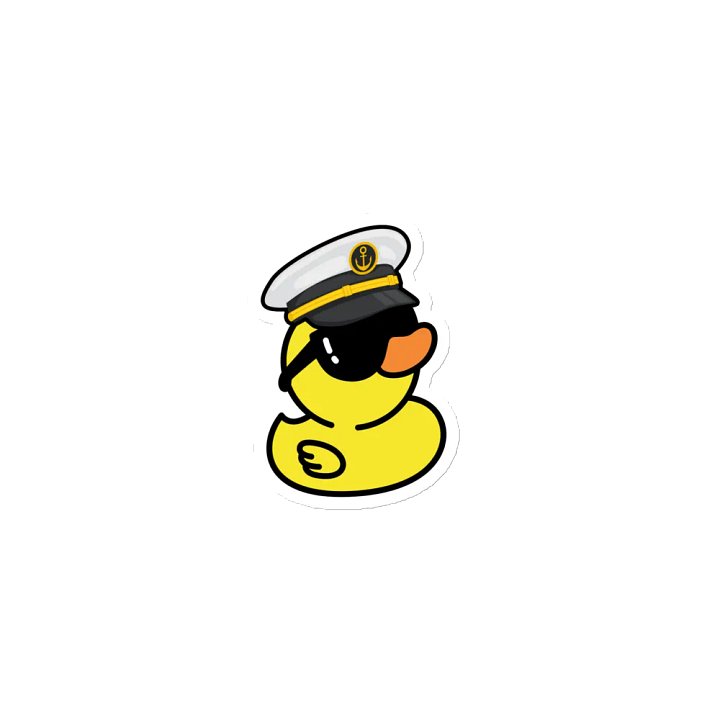 Captain Cruise Duck Magnet product image (1)