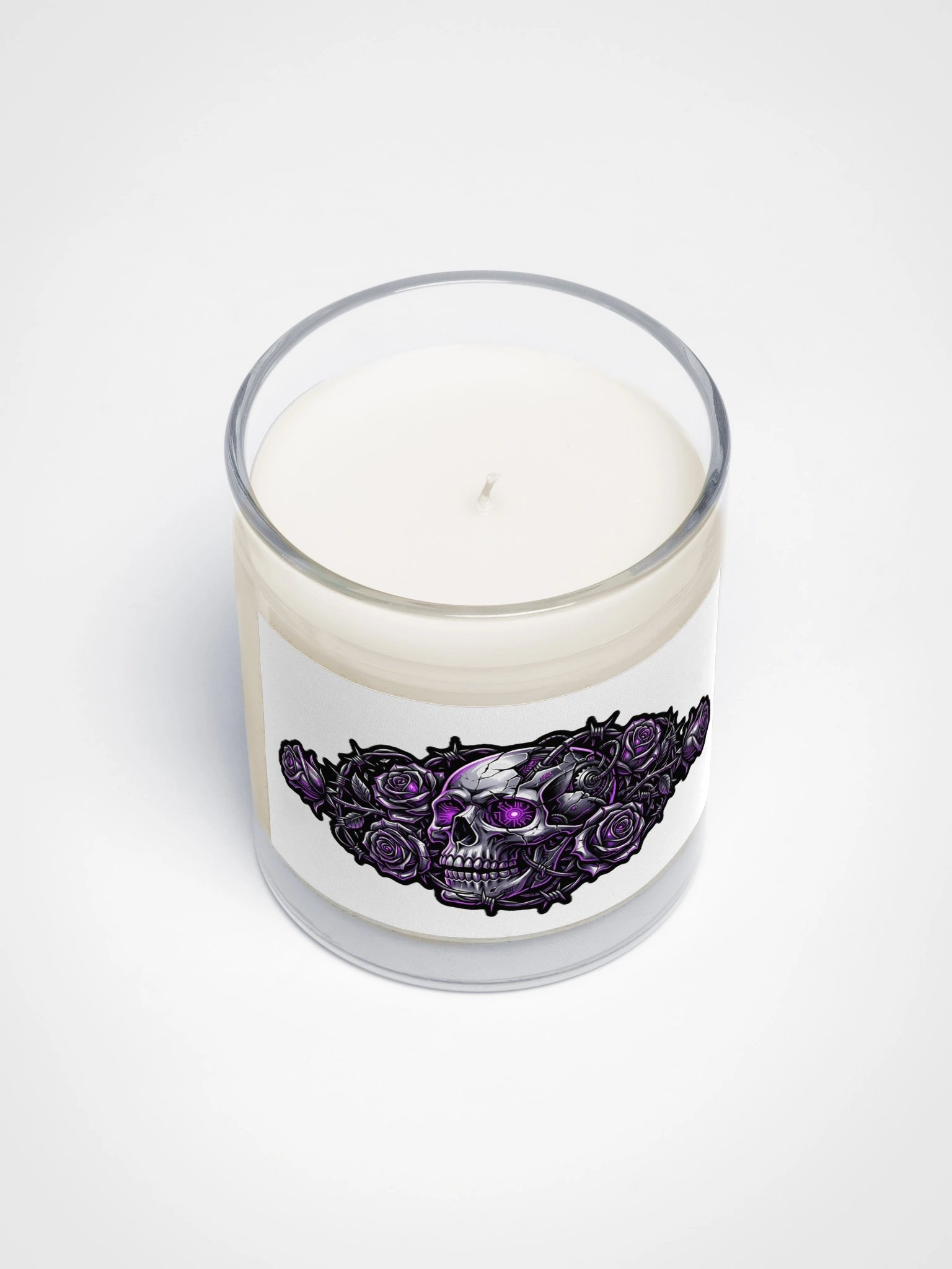 Cyberpunk Skull & Roses Candle product image (3)