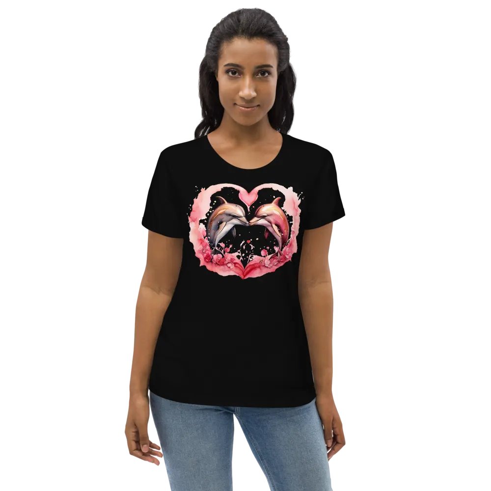 Dolphin Dance Women's Fitted Tee product image (2)