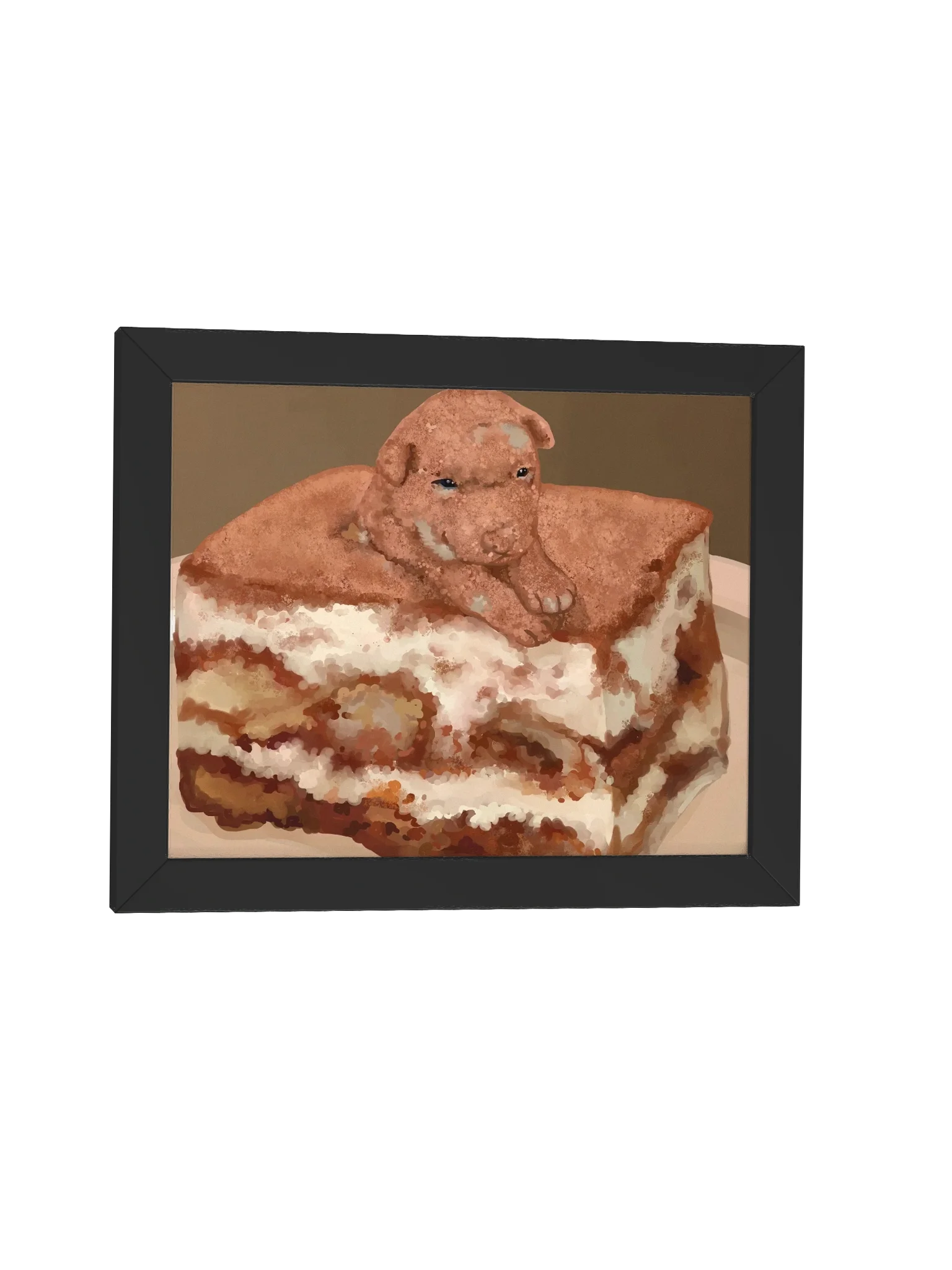 Tiramisu framed poster product image (1)