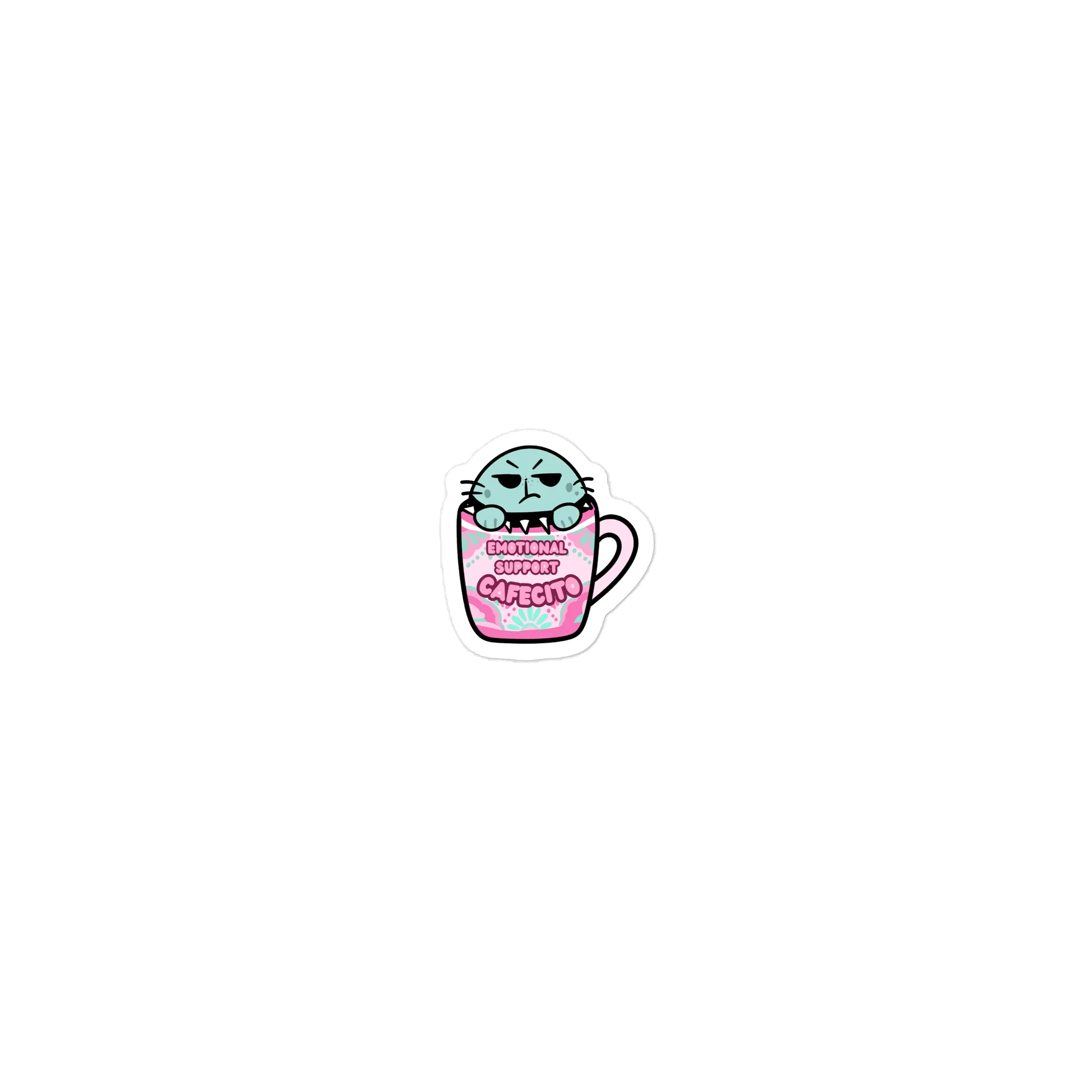 Emotional Support Cafecito-Sticker product image (2)