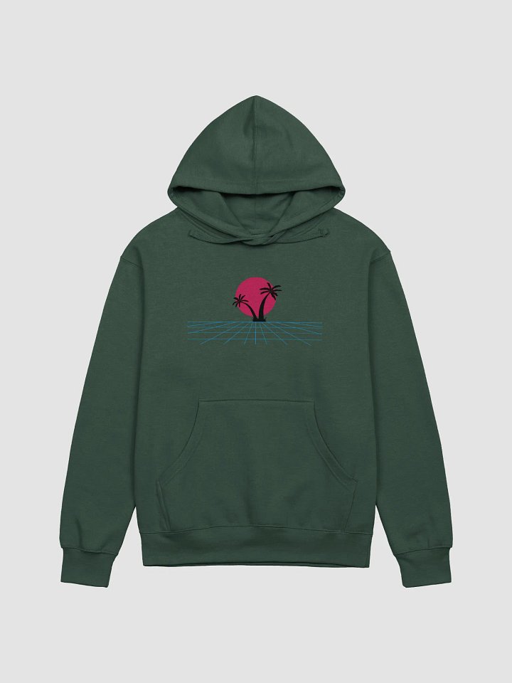 Neon Palms Retro Hoodie product image (1)