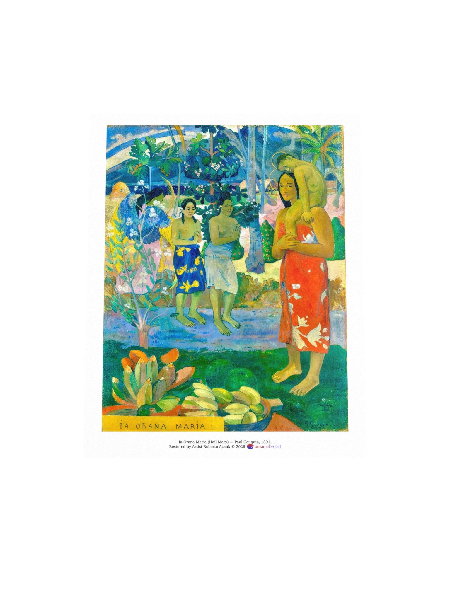 Ia Orana Maria (Hail Mary) — Medium Poster product image (4)