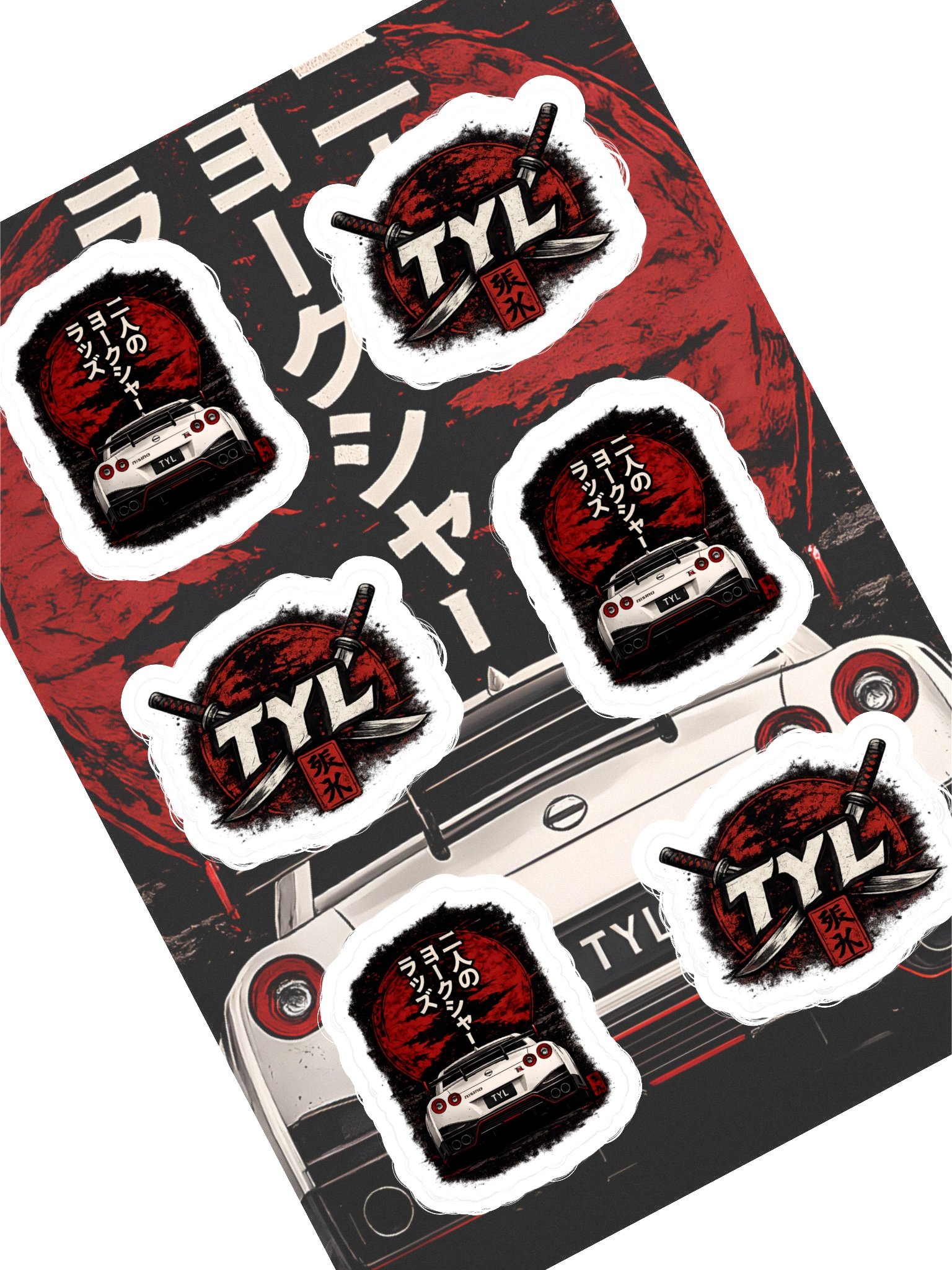 TYL Japanese Sticker Sheet product image (1)