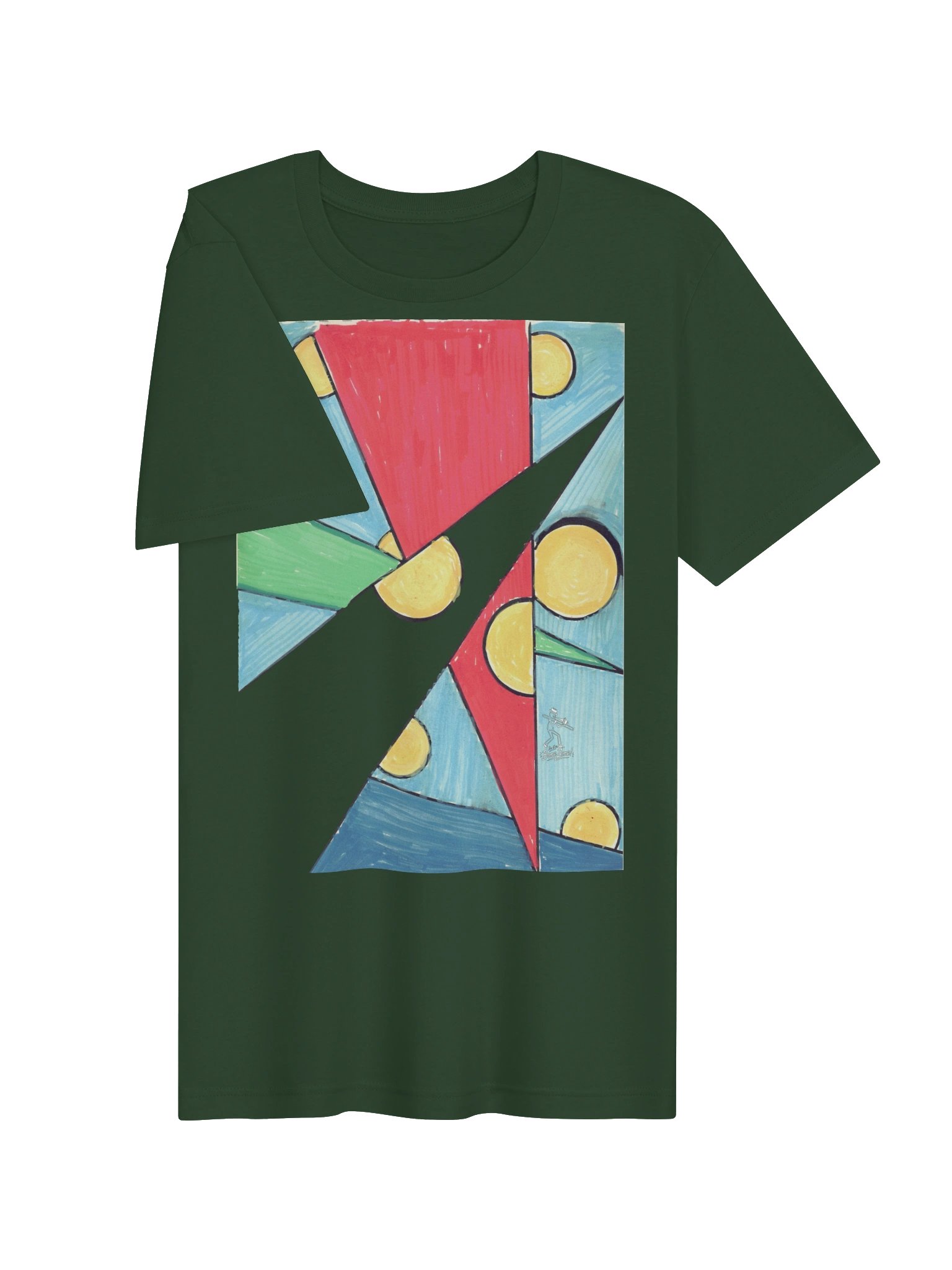 Geometric Tee In the Bone Zone product image (3)
