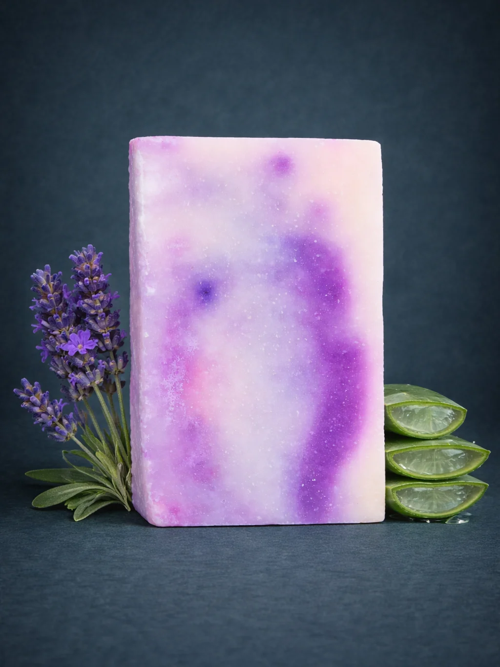 Handmade Lavender & Aloe Vera Soap product image (1)