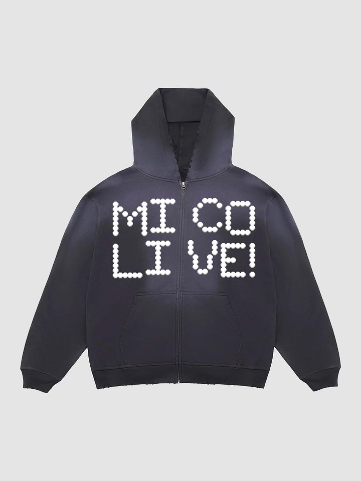 'MICO LIVE' zip-up product image (1)