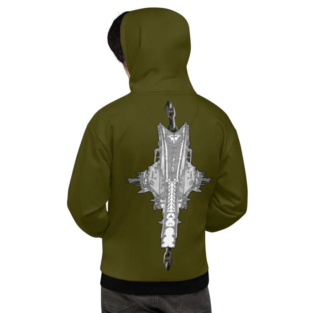 Mirrored Foss Tug & Barge Bridal Chain (Green) – Performance Marine Wear | Twin Anchor Apparel North Current Line product image (8)