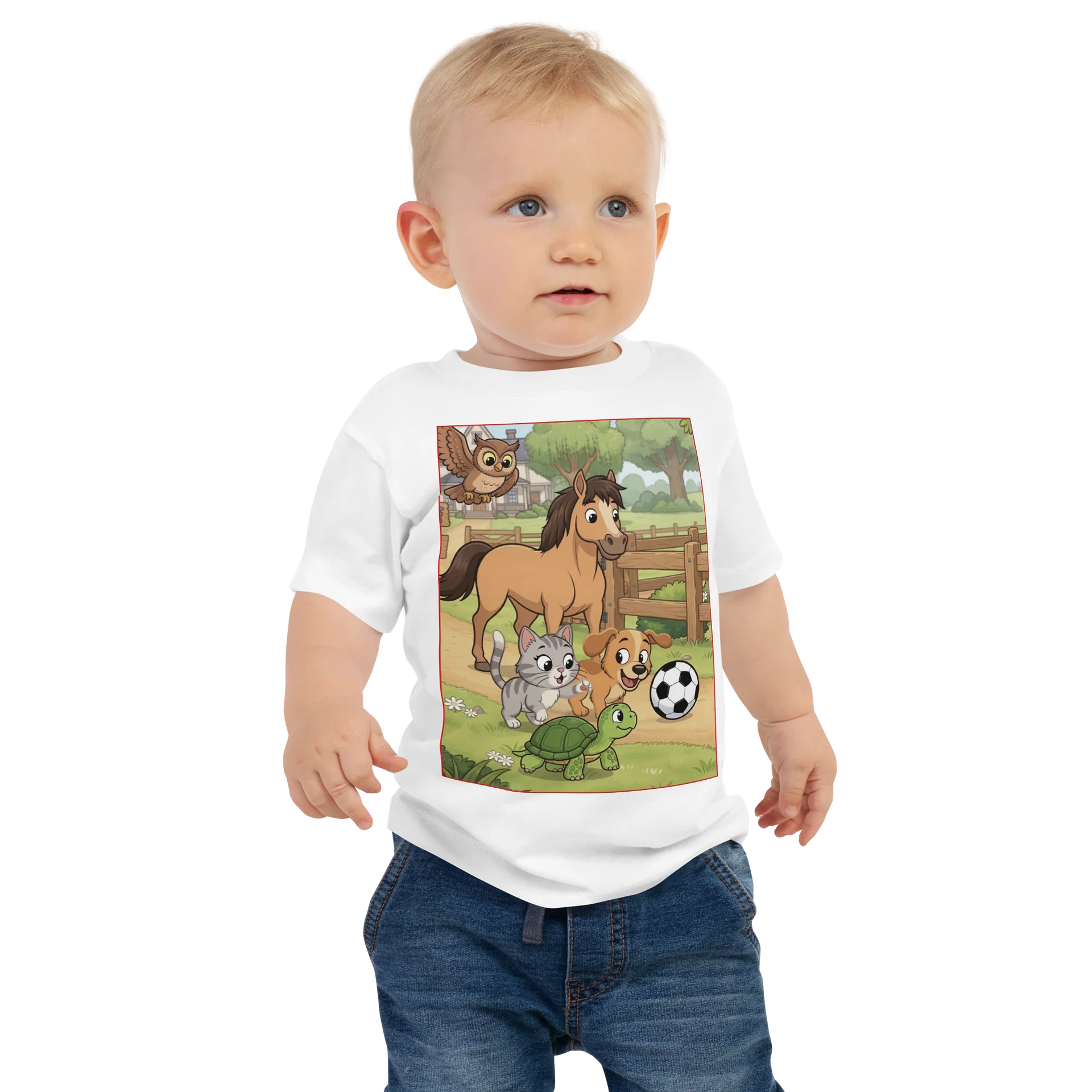 Farmyard Friends Baby Tee product image (1)