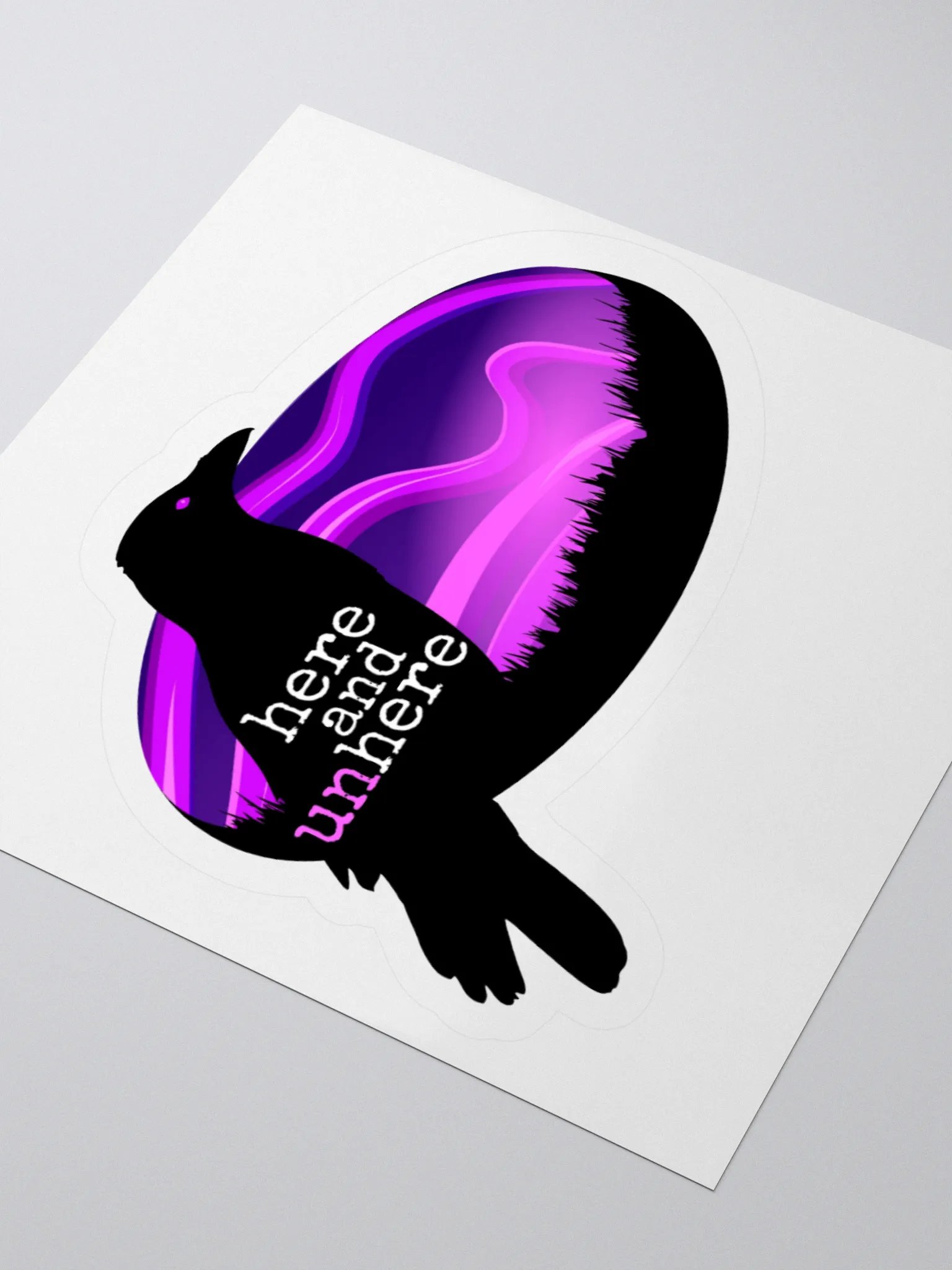 Here and Unhere Sticker product image (3)
