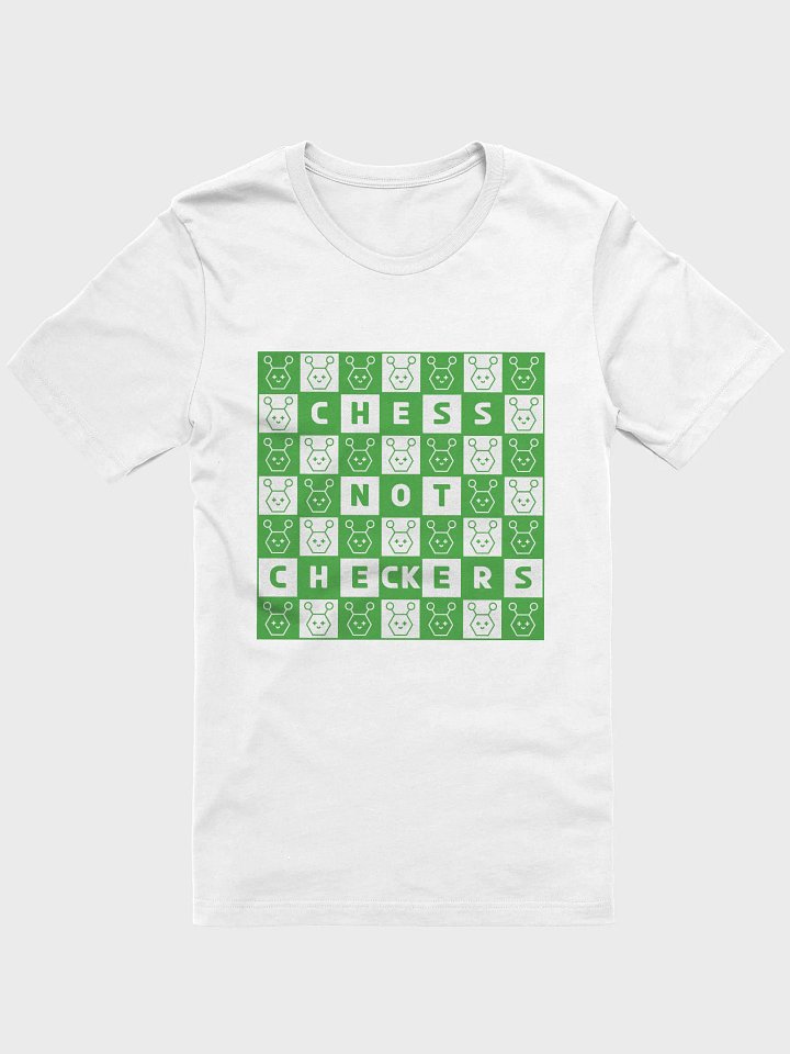 CHESS NOT CHECKERS GREEN product image (1)