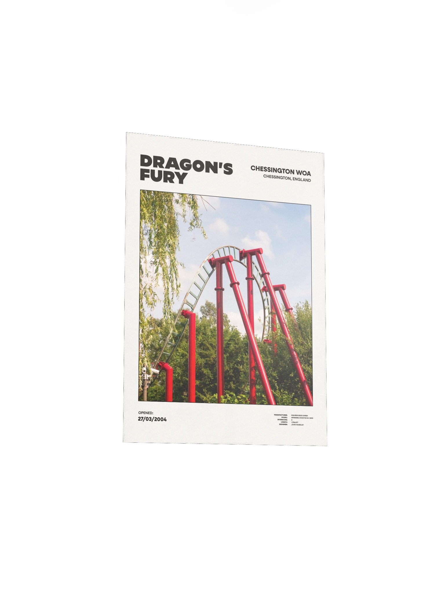 Dragon's Fury Overbank Premium Poster product image (3)