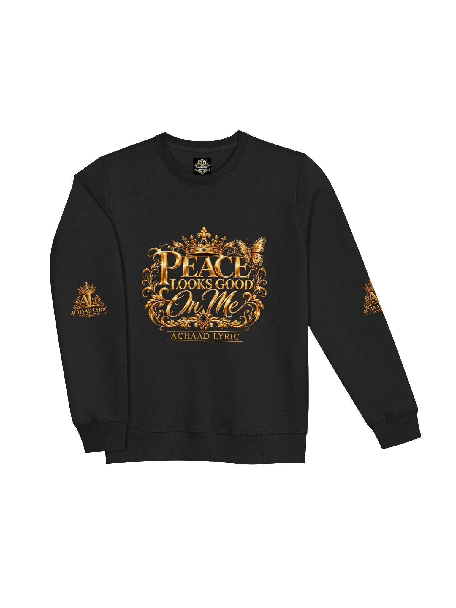 Peace Looks Good on Me | Royal Legacy Organic Sweatshirt product image (3)