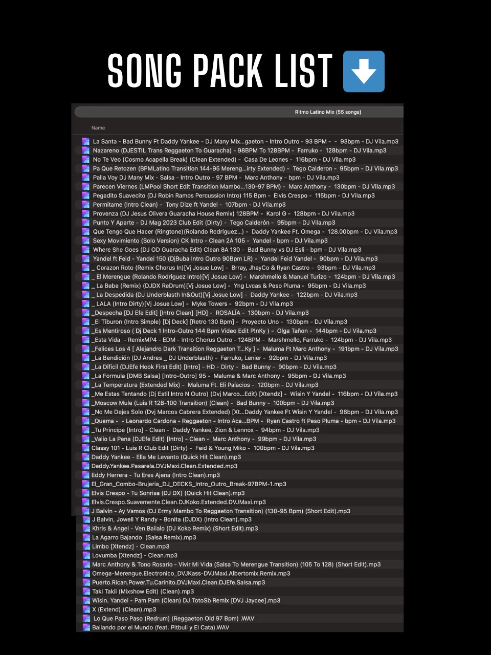 Ritmo Latino Mix Vol.1 - Song Pack product image (2)