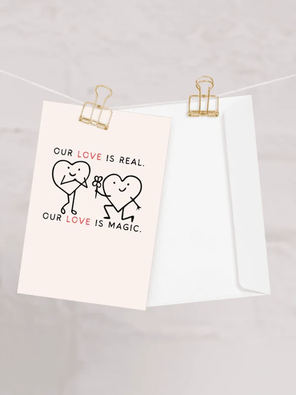 Love looks perfect on us Card product image (1)