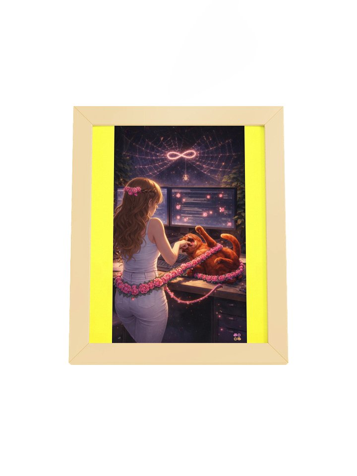 8 Strength Tarot Art Framed Poster product image (1)