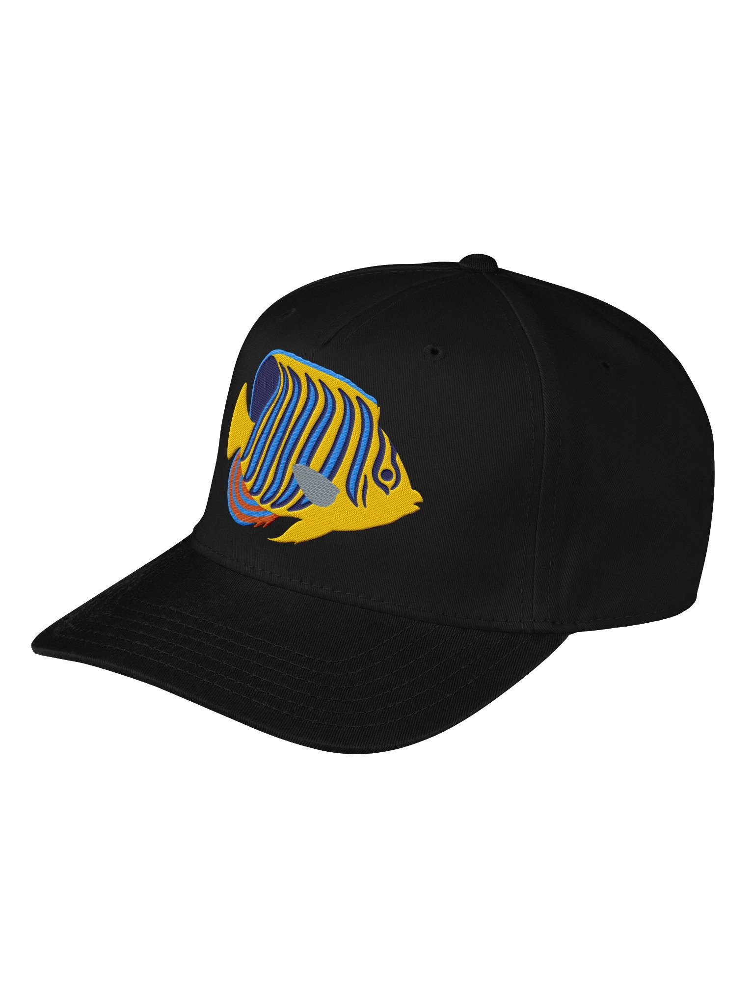 Regal Angelfish Mid-Profile Baseball Cap (Embroidered) for Reef and Marine Aquarium Lovers product image (5)
