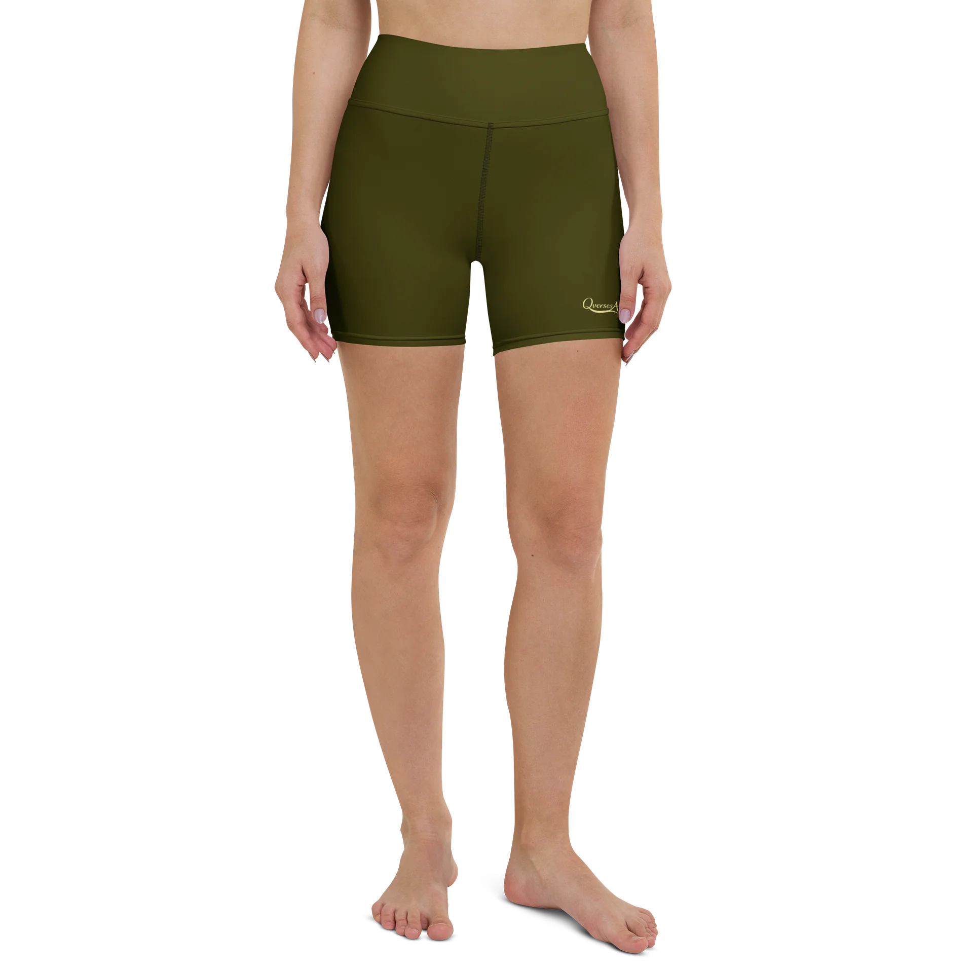 Green Yoga Shorts product image (1)