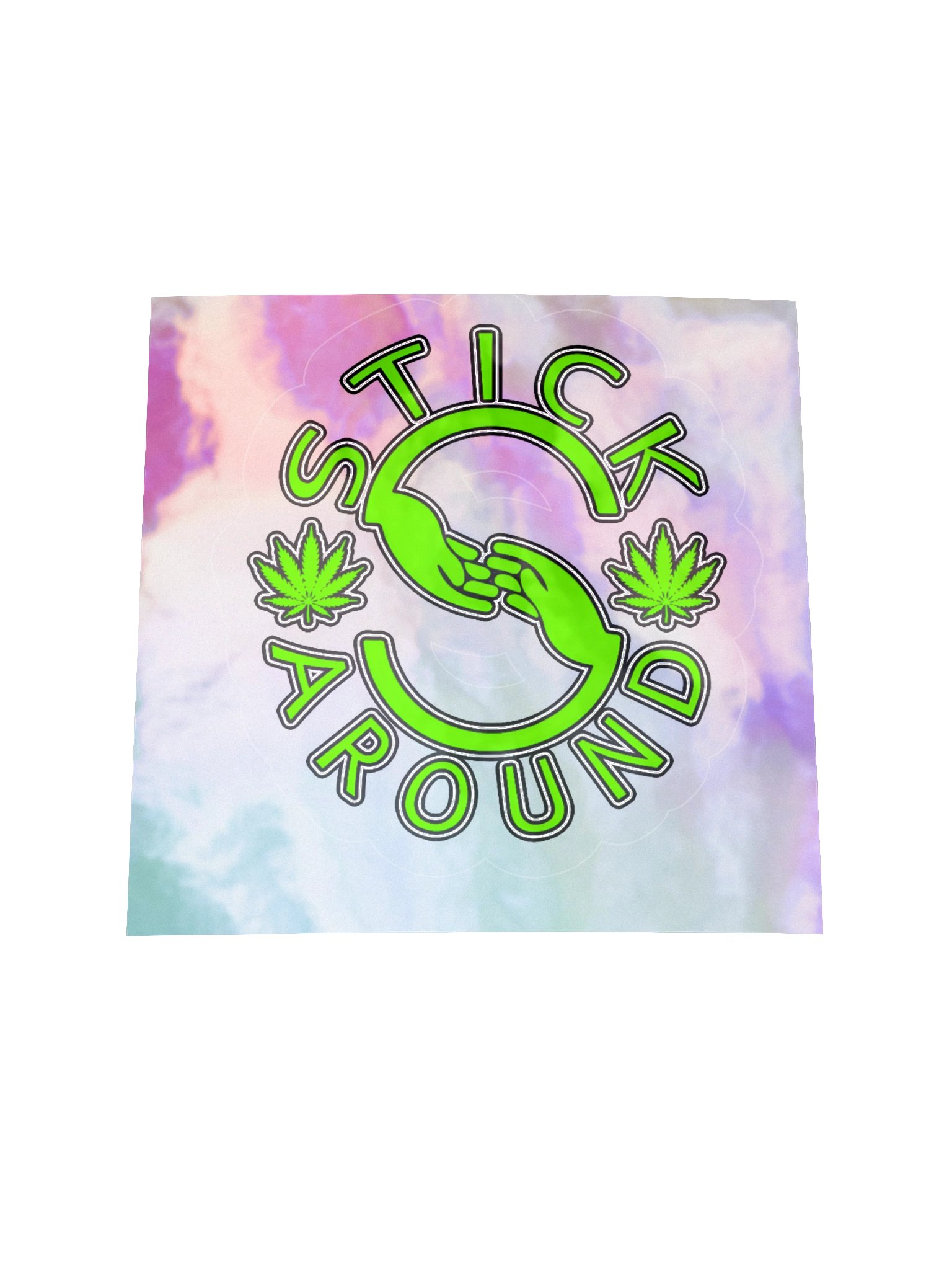 Stick Around Holographic Sticker product image (1)