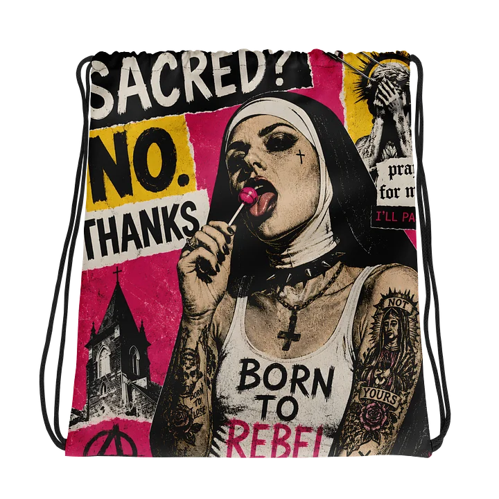 No Halo // Drawstring Bag product image (1)
