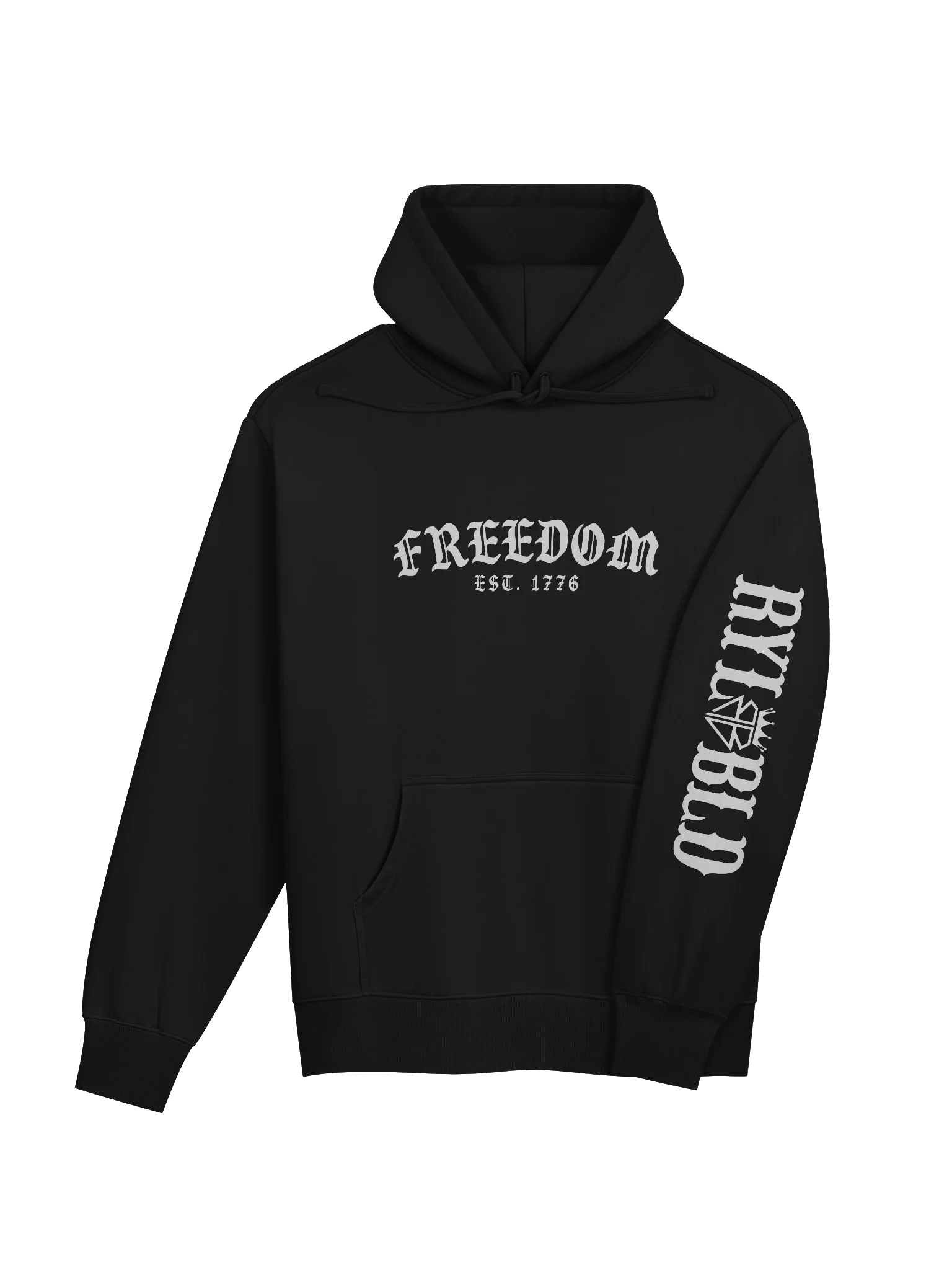 1776 HOODIE (WHITE LOGO) product image (4)