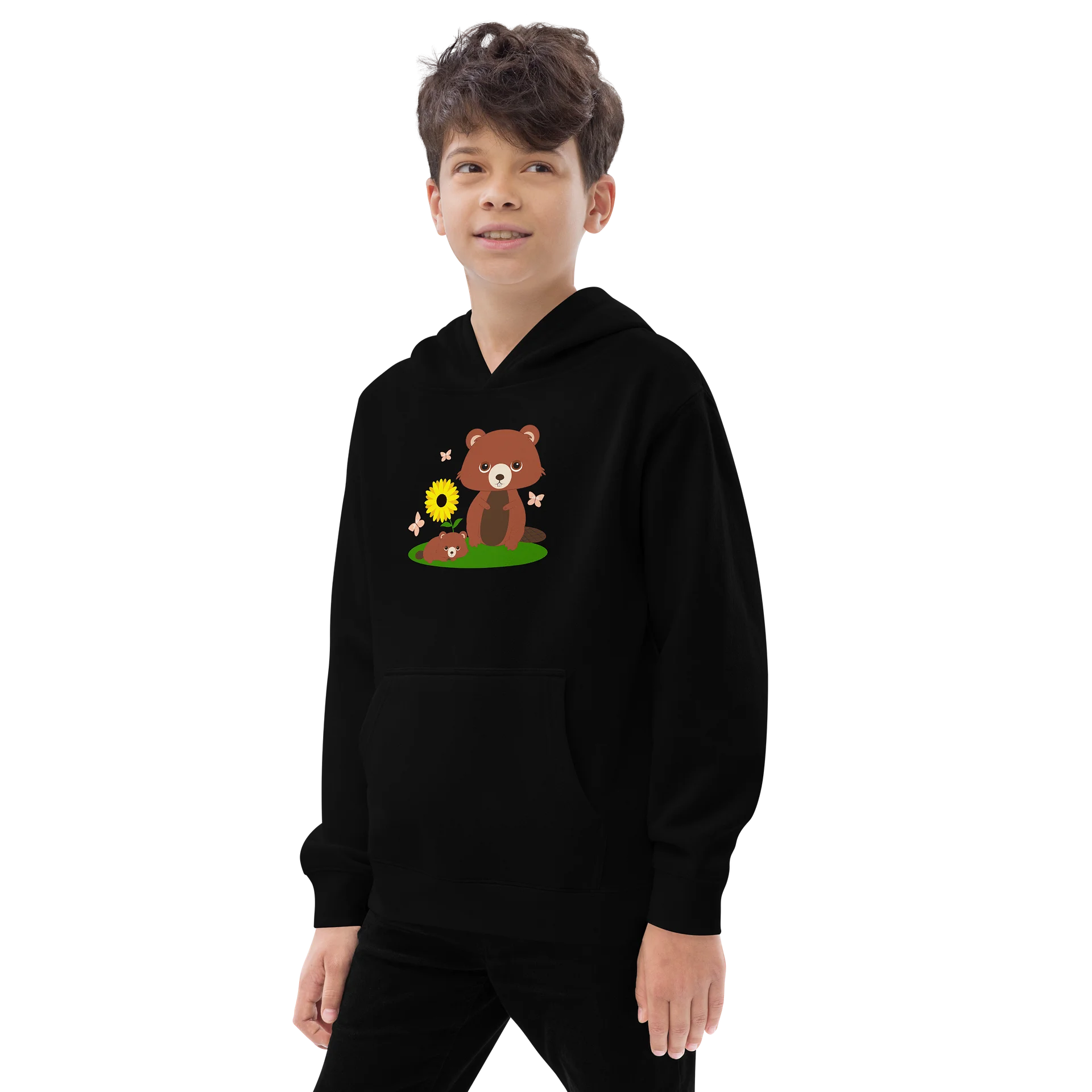 Woodland Families Beaver Youth Pullover product image (5)