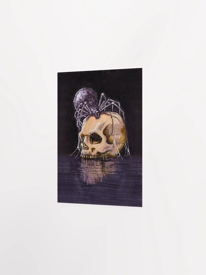 Spider on Skull Print product image (2)
