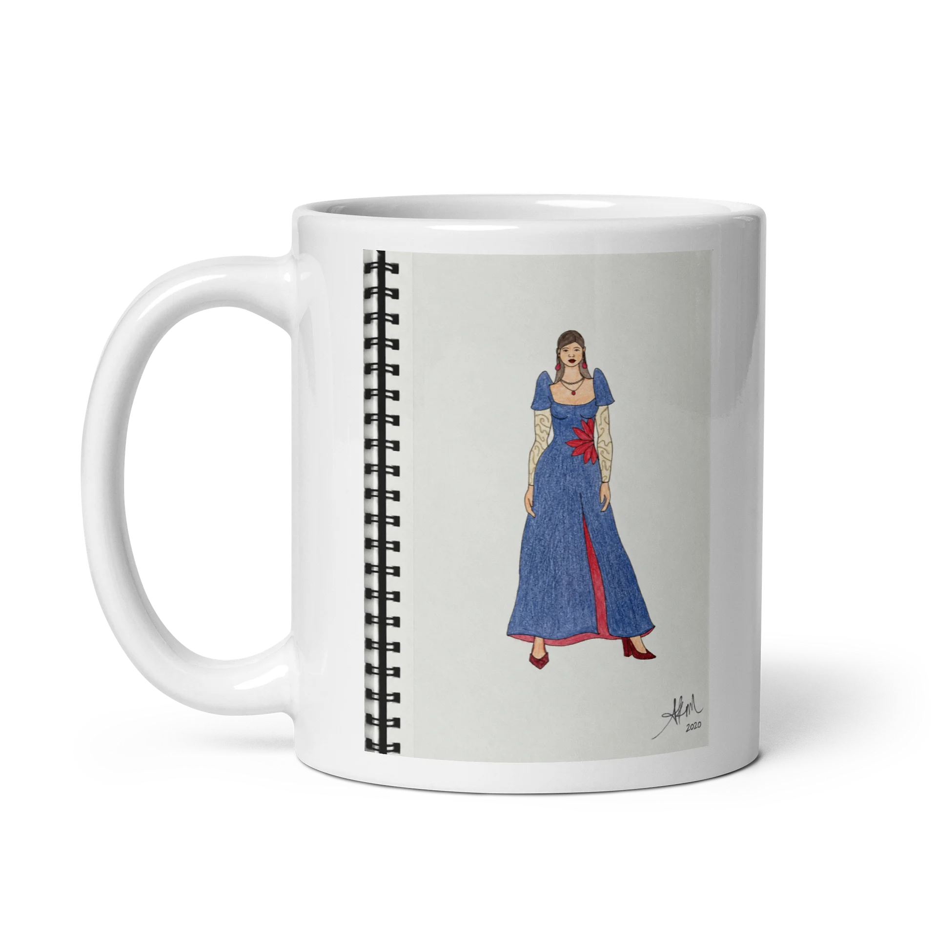 AK’s Denim Filipiniana Fashion Design Mug product image (4)