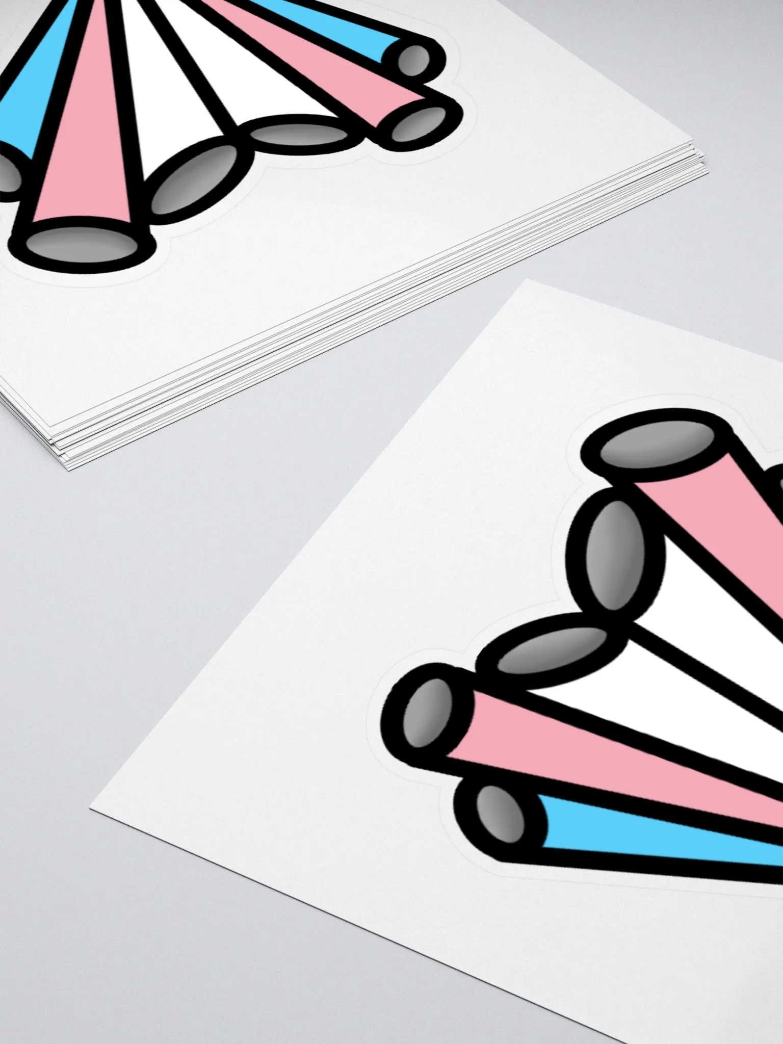 Trans Pride Pipe Heart Sticker product image (7)