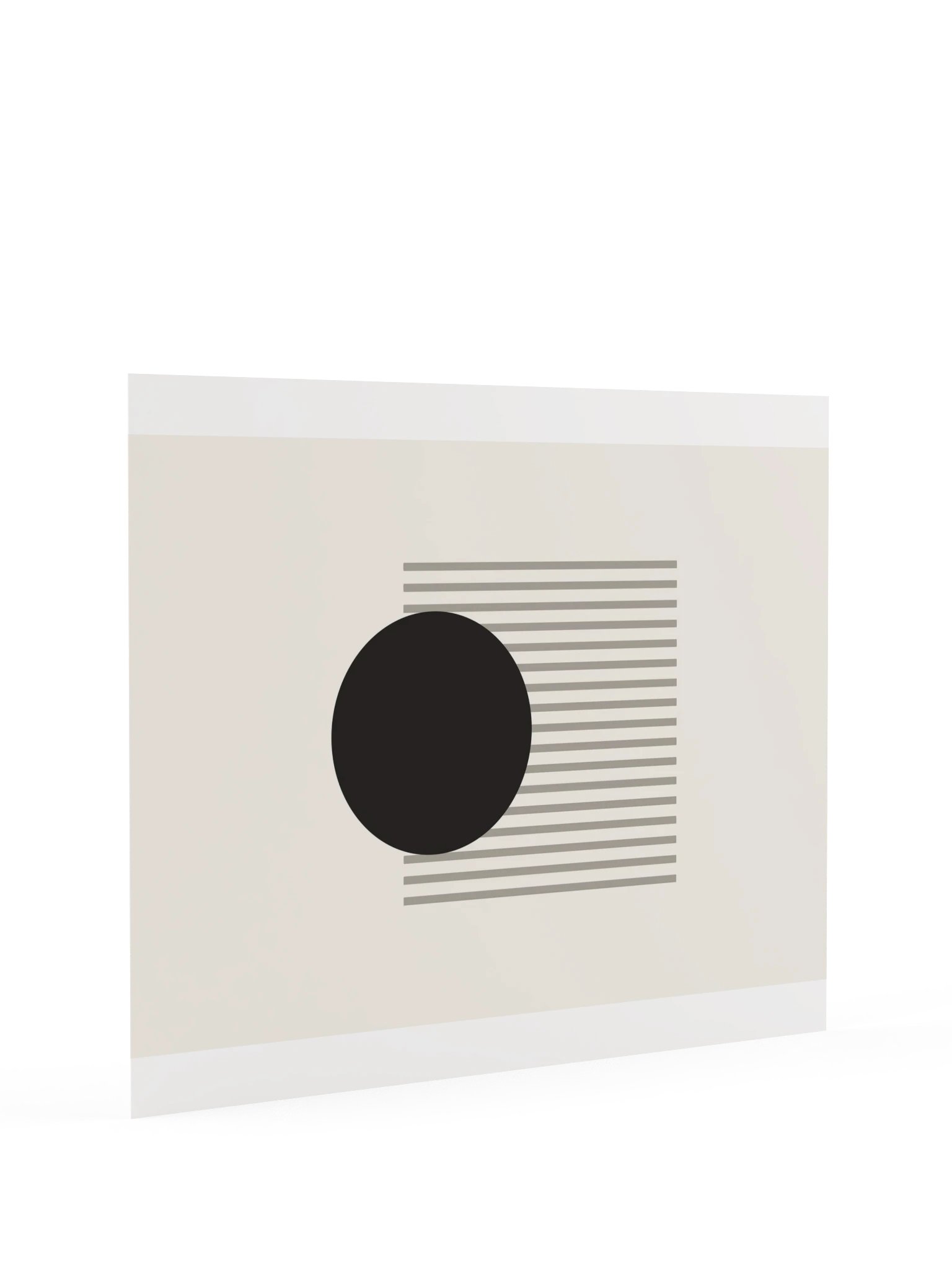 Black Sun Abstract Print | Modern Bathroom Wall Art product image (9)