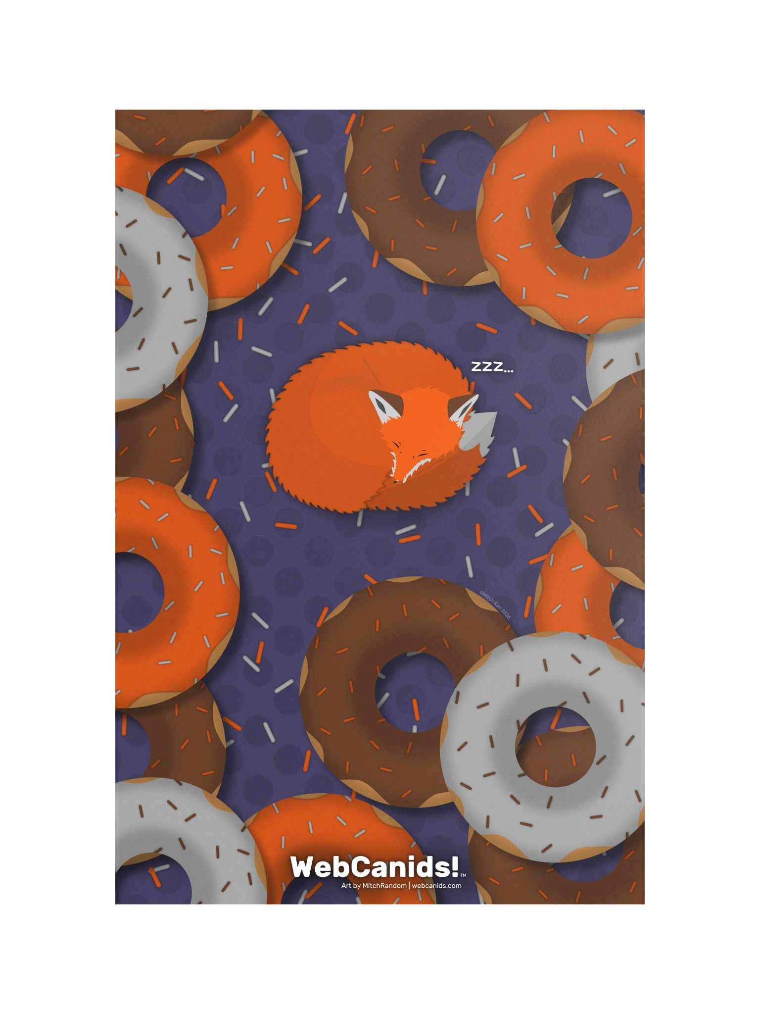 Tiny Donut Fox Poster product image (1)