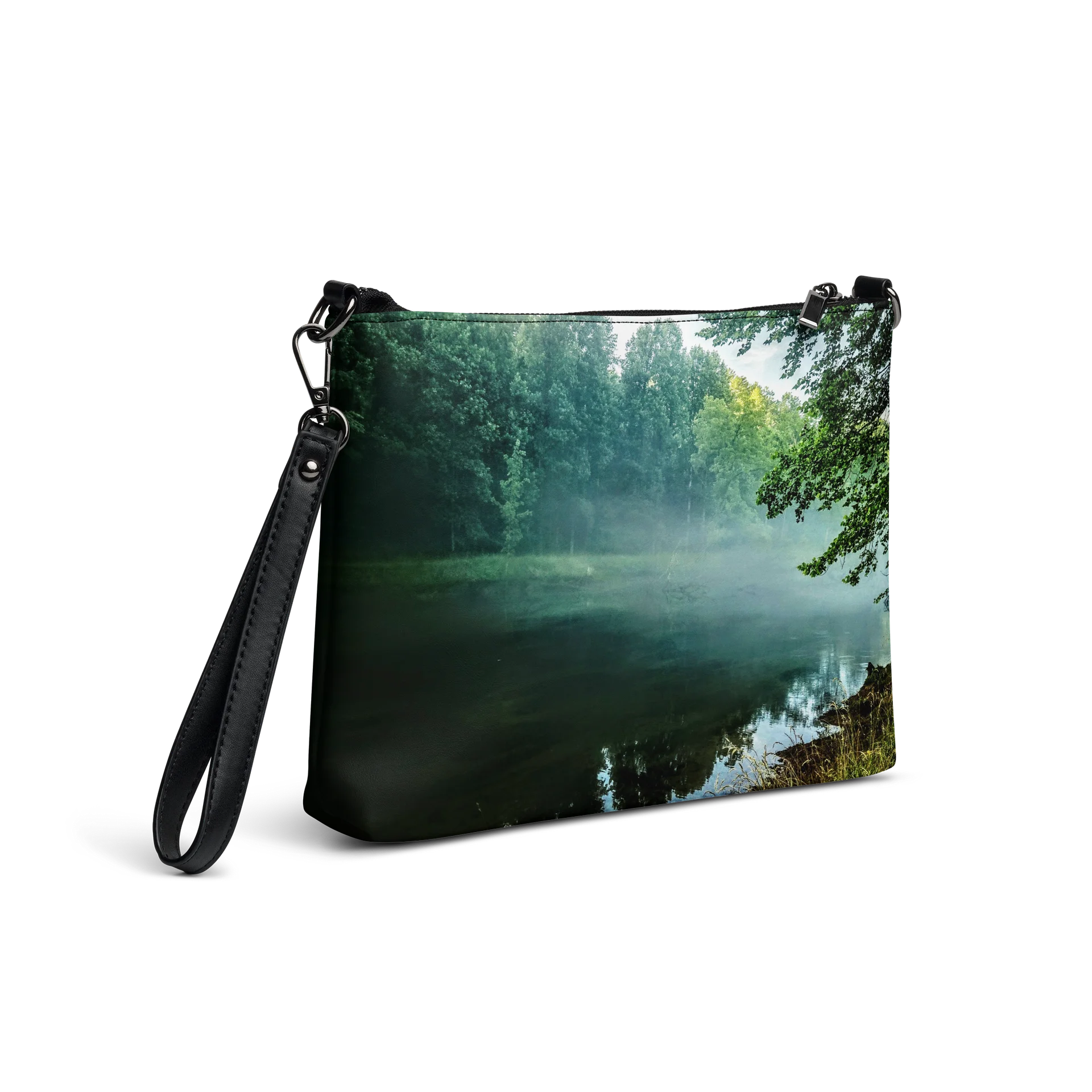Misty River Reflections Crossbody Bag product image (5)