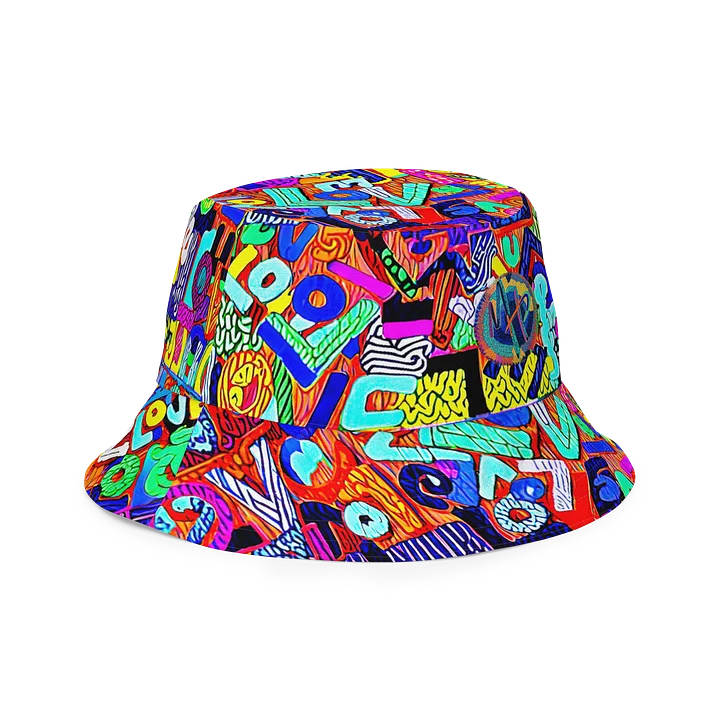 Neon Love Reversible Bucket Hat product image (2)