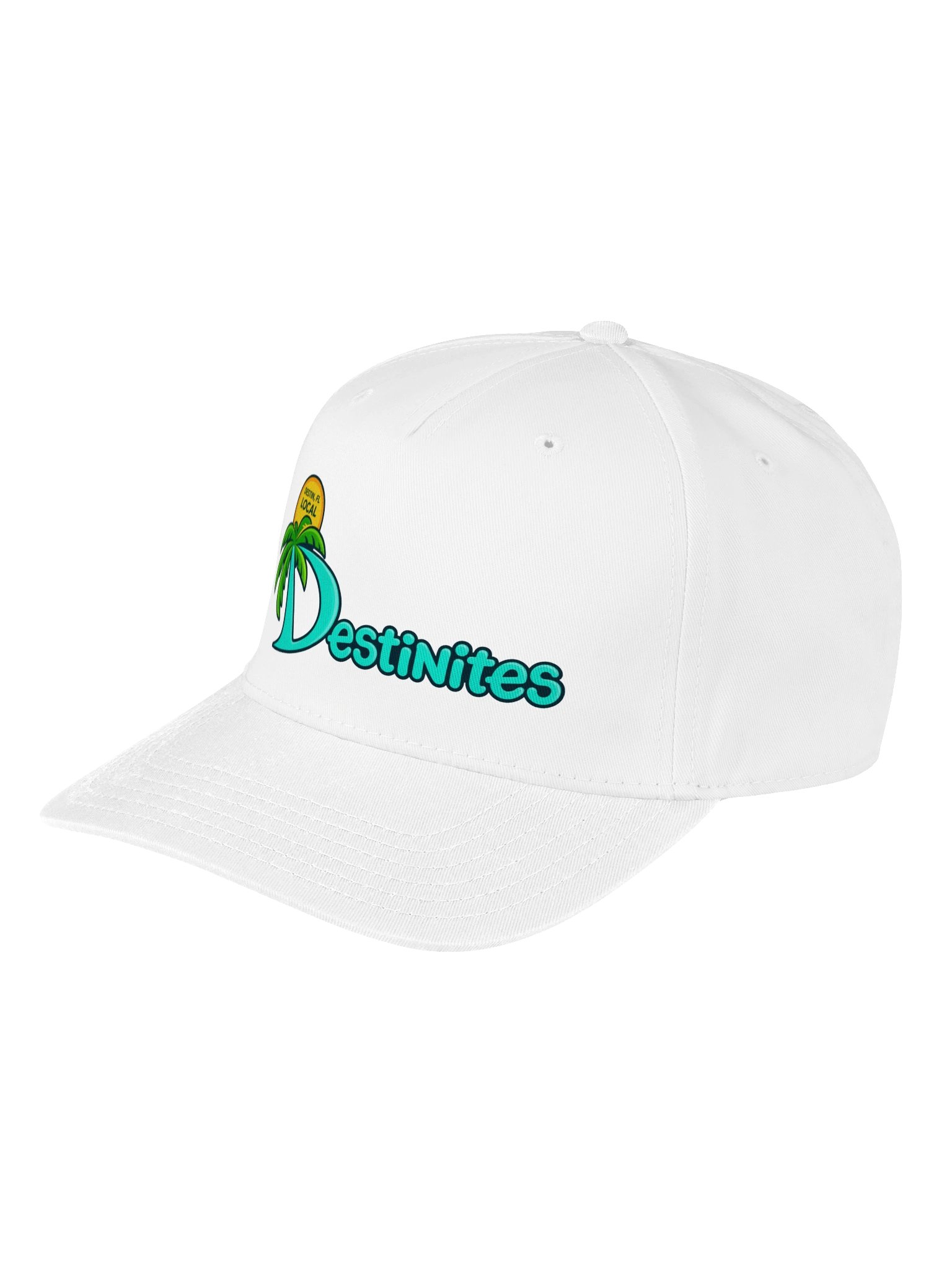 Destinites Logo white ballcap product image (3)