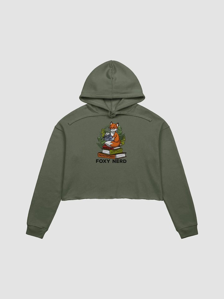 Foxy Nerd Crop Hoodie product image (1)