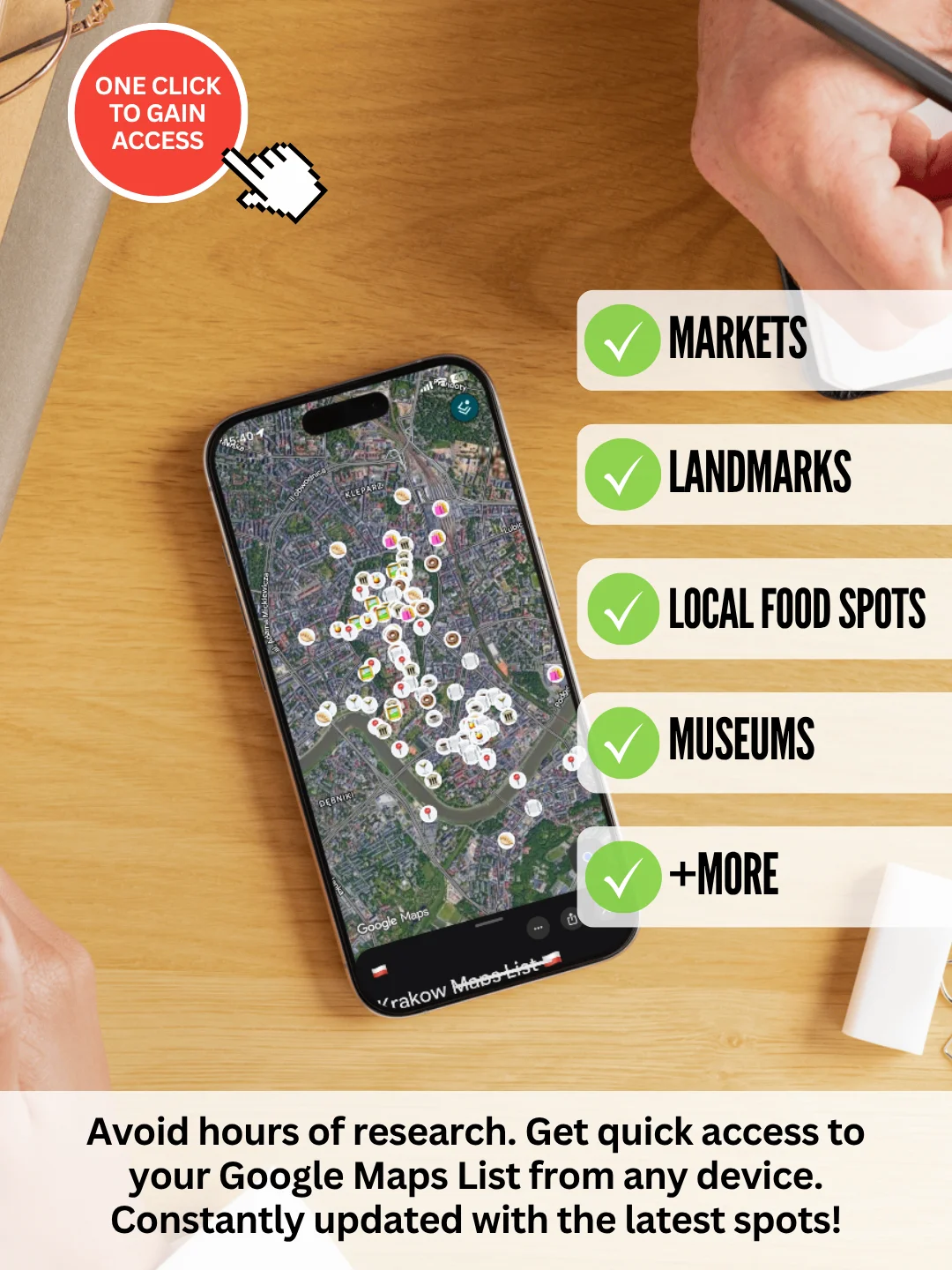 Krakow Cheat Sheet + Free Google Maps List (110+ LOCATIONS) product image (4)