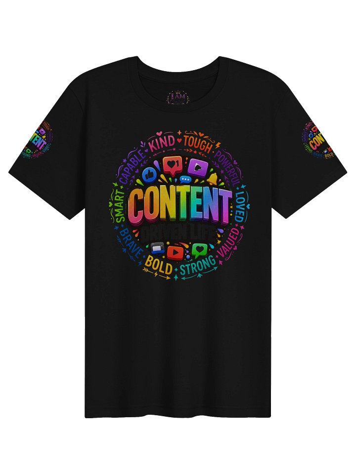 Content Driven Life Rainbow Tee product image (6)