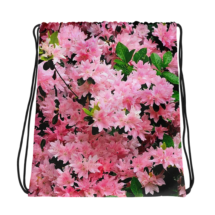 Pink Azaleas Drawstring Bag product image (1)